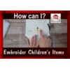 Image of children's items embroidery