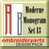 Moderne Monogram Set 13