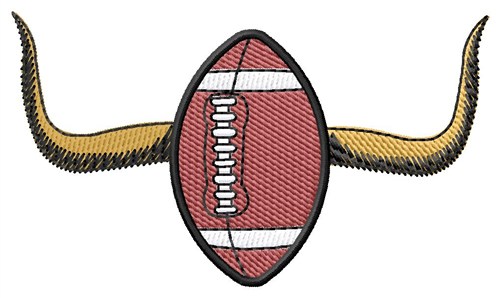 Football Embroidery Design by Grand Slam Designs