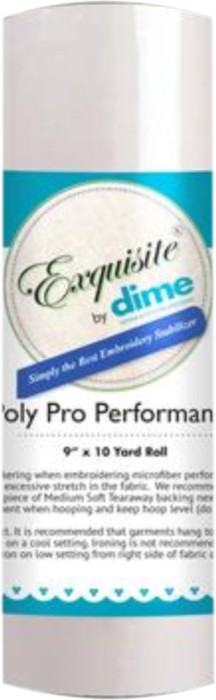 Exquisite Poly Pro Performance Stabilizer - White / 9" x 10 yd roll