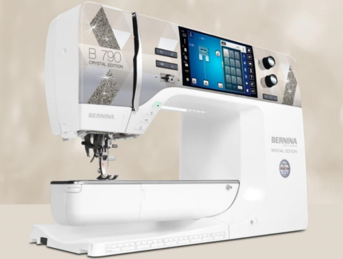 Bernina® 790 PLUS Crystal Edition sewing machine.