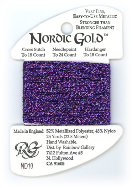 Rainbow Gallery Nordic Gold / ND10 Purple