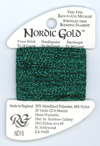 Rainbow Gallery Nordic Gold / ND16 Forest Green
