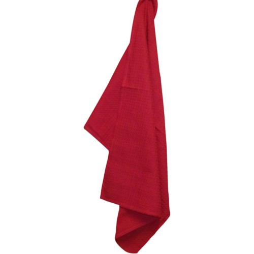 Dunroven House Waffle Weave Tea Towels / Bright Red