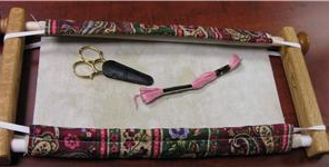 EZ Stitch Quilted Scroll Rod Covers / 40 Inch