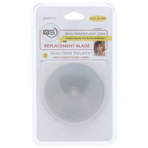 Quilters Select Rotary Replacement Blades / 60 mm, 3/pkg