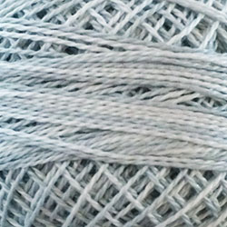 Valdani Variegated Pearl Cotton Ball Size 8, 73yd / O117 Dove Tail Grey