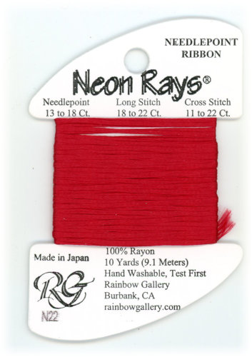 Rainbow Gallery Neon Rays / N22 Crimson