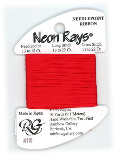 Rainbow Gallery Neon Rays / N118 Christmas Red