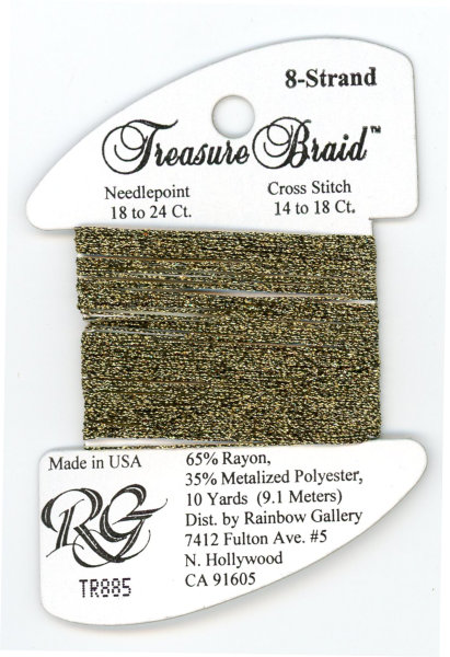 Rainbow Gallery Treasure Braid Size #8 / TR883 Pale Avocado
