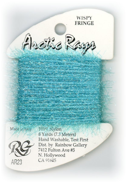 Rainbow Gallery Arctic Rays Wispy Fringe Yarn / AR23 Aqua