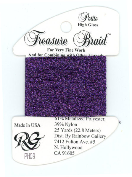 Rainbow Gallery Petite Treasure Braid / PH09 High Gloss Purple