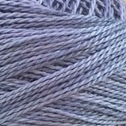 Valdani Variegated Pearl Cotton Ball Size 12, 109yd / O120 Stormy Sky