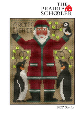 Prairie Schooler Santa, Annual Release Cross Stitch Pattern / 2022