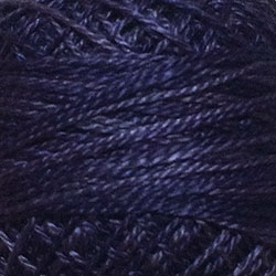 Valdani Variegated Pearl Cotton Ball Size 12, 109yd / O592 Primitive Purple