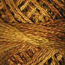 Valdani Solid 3 Strand Ball Cotton Floss, 30yd / 154 Deep Antique Gold