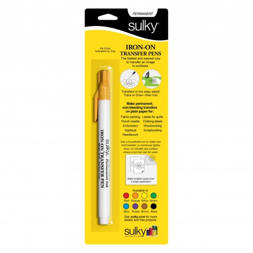 Sulky Iron-On Transfer Pen (permanent) / Yellow