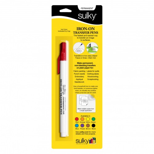 Sulky Iron-On Transfer Pen (permanent) / Red