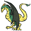 Green and Gold Dragon