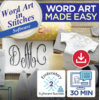 Word Art in Stitches