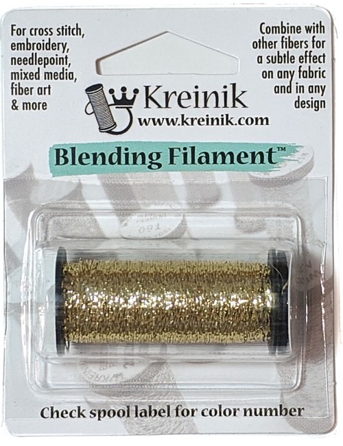 Kreinik Blending Filament / 002HL Gold High Lustre