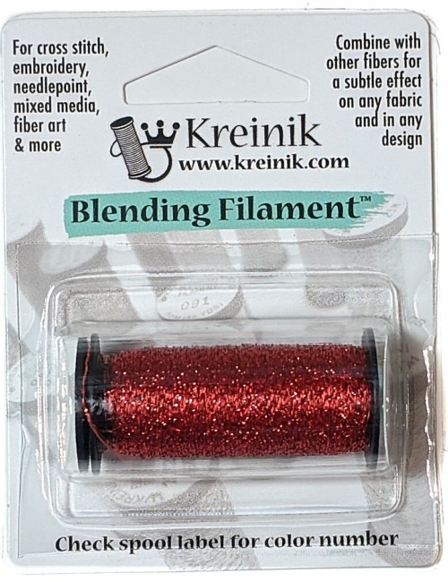 Kreinik Blending Filament / 003 Red