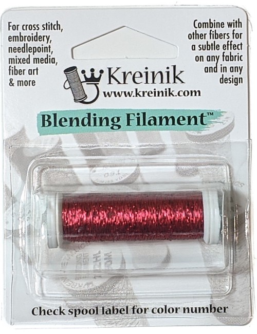 Kreinik Blending Filament / 003V Vintage Red