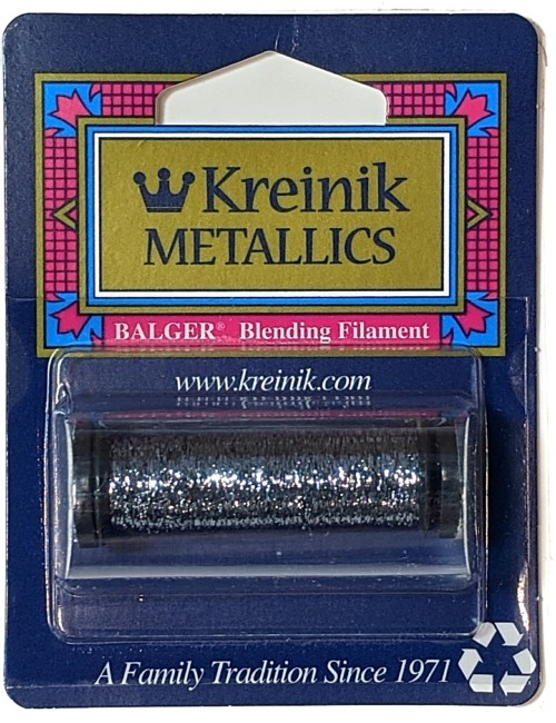 Kreinik Blending Filament / 011HL Gun Metal High Lustre