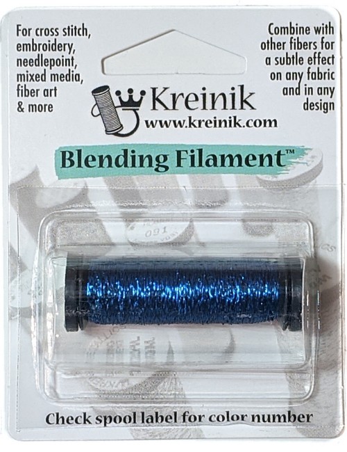 Kreinik Blending Filament / 018V Vintage Navy 