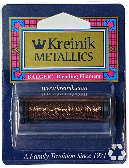 Kreinik Blending Filament / 052HL Bronze High Lustre 