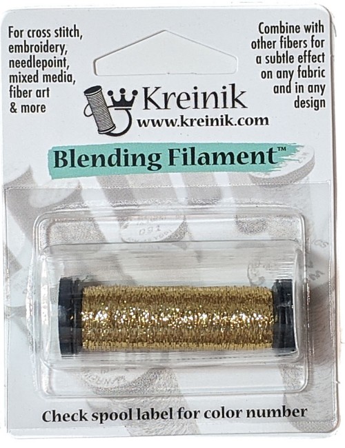 Kreinik Blending Filament / 202HL Aztec Gold High Lustre