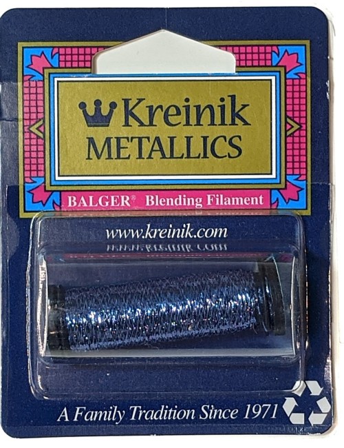 Kreinik Blending Filament / 4010HL Indigo Blue