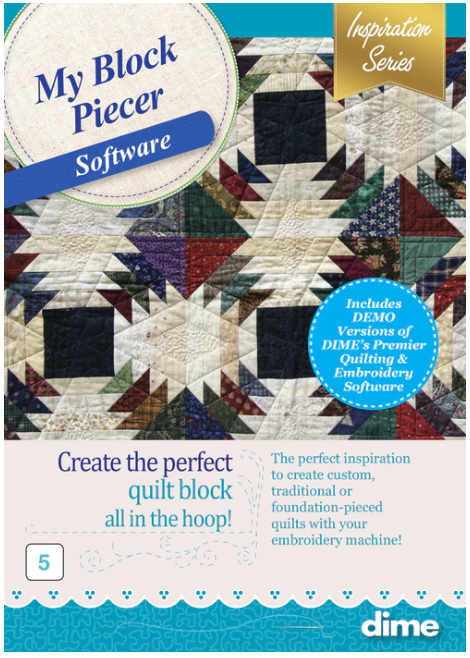 My Block Piecer - create the perfect quilt all in the hoop!