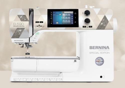 Bernina® 590 Crystal Edition sewing machine.