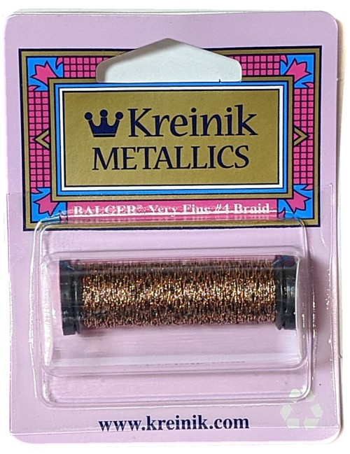 Kreinik Metallic Very Fine #4 Braid / 071 Misty Gold