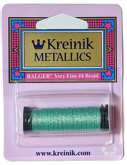 Kreinik Metallic Very Fine #4 Braid / 096 Sea Glass