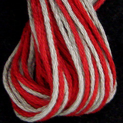 Valdani Variegated 6 Ply Skeins / O584 Smoked Reds - Limited Edition