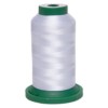 Image of EXQUISITE POLYESTER EMBROIDERY THREAD, 1000 meters / WHITE (010)