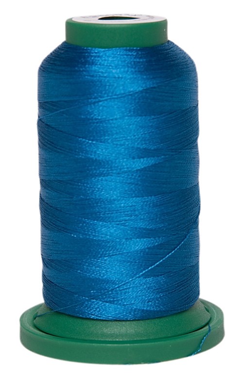 EXQUISITE POLYESTER EMBROIDERY THREAD, 1000 meters / BALTIC BLUE (2093)