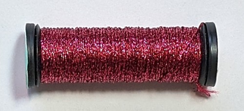 Kreinik Metallic Fine #8 Braid / 031 Crimson