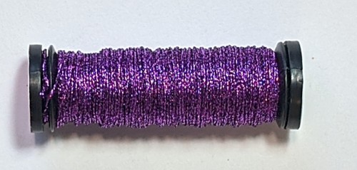 Kreinik Metallic Fine #8 Braid / 012HL Purple High Lustre 