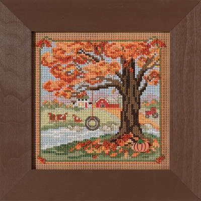 Autumn Swing (Country Lane) Cross Stitch Kit