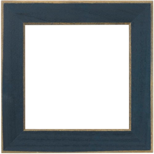 Mill Hill Hand Painted 6" x 6" Wood Frame / Matte Blue