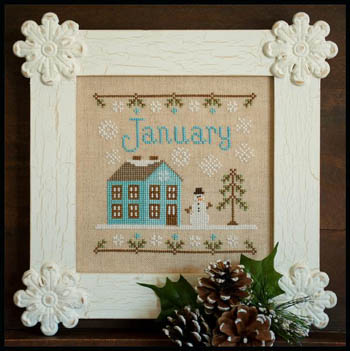 Cottage Of the Month Series by Country Cottage Needleworks / January