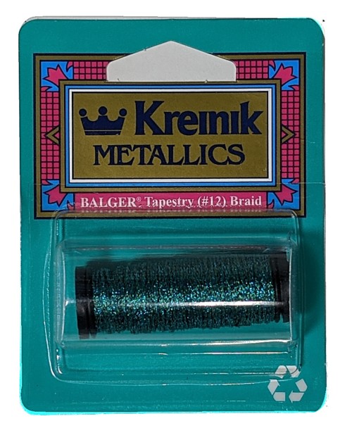 Kreinik Metallic Tapestry #12 Braid / 029 Turquoise