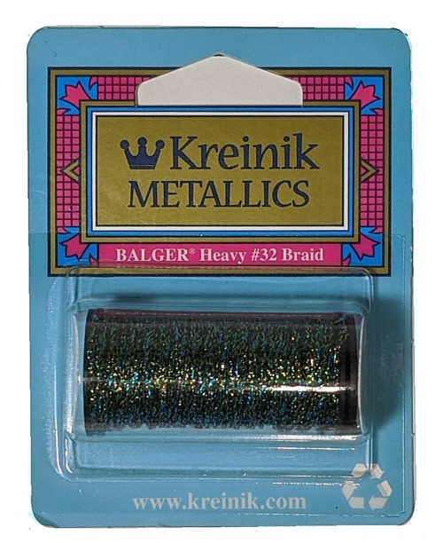 Kreinik Metallic Heavy #32 Braid / 085 Peacock