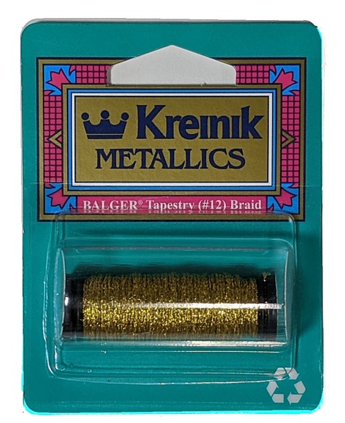 Kreinik Metallic Tapestry #12 Braid / 028 Citron