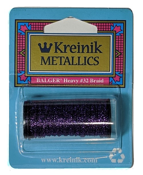 Kreinik Metallic Heavy #32 Braid / 026 Amethyst