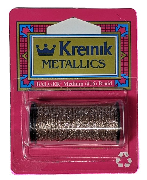 Kreinik Metallic Medium #16 Braid / 013 Beige