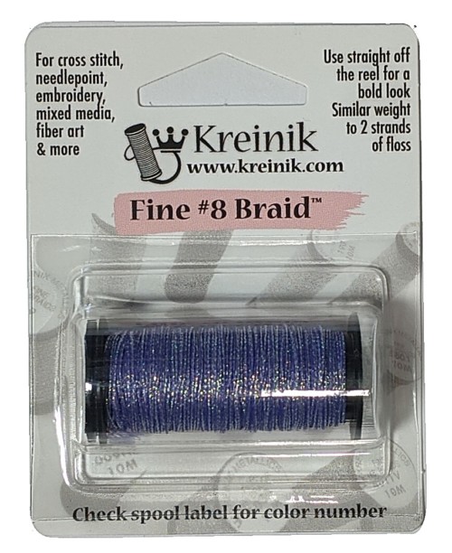 Kreinik Metallic Fine #8 Braid / 5740 Sugar Plum